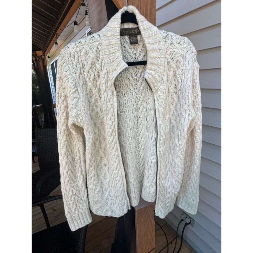 Vintage Inis Crafts 100% Merino Wool Sweater